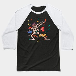 Crazy skeleton Baseball T-Shirt